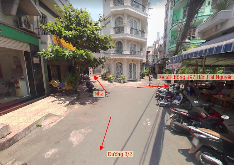 Căn Góc 2 mặt hẻm, cách 1 căn ra đường xe tải - Đg 3/2 p2 q11 - 4,1m (Nợ Hậu 4.6m) x 12m - Nhà đẹp vào ở liền.